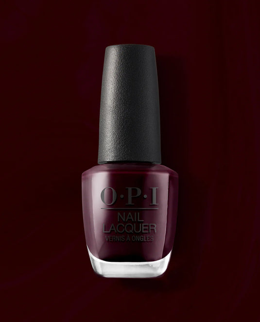 esmalte uñas opi rojo granate burdeos vino in the cable car pool