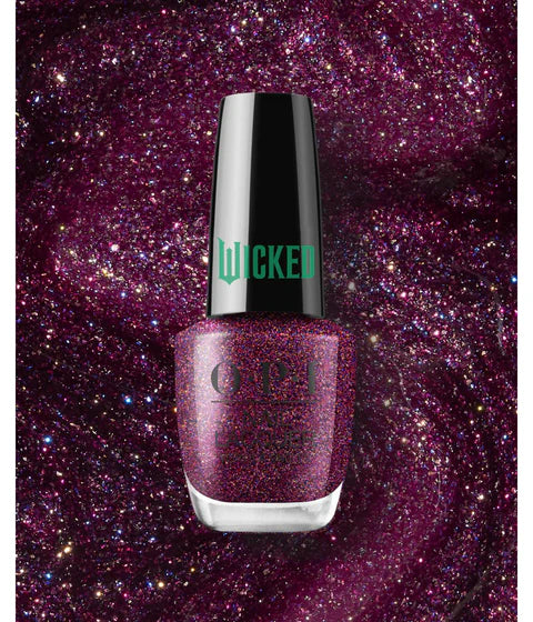 esmalte uñas opi purpurina burdeos vino berenjena lets rejoicify wicked