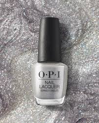 esmalte uñas opi purpurina plata im forsted