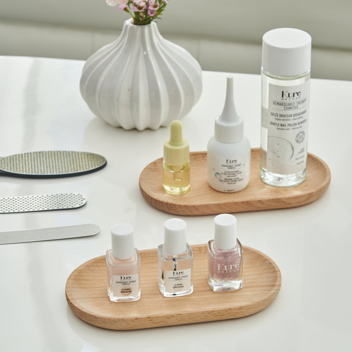 Manicura Bio Kure Bazaar con guante reparador para casa